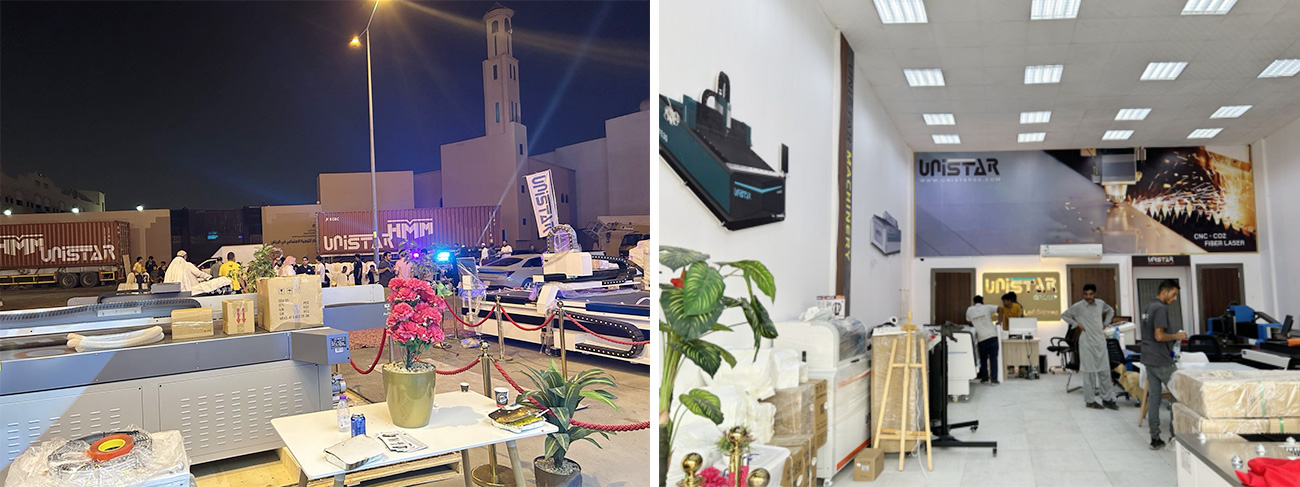 تم افتتاح مكتب فرع يونيستارليزر بنجاح في المملكة العربية السعودية