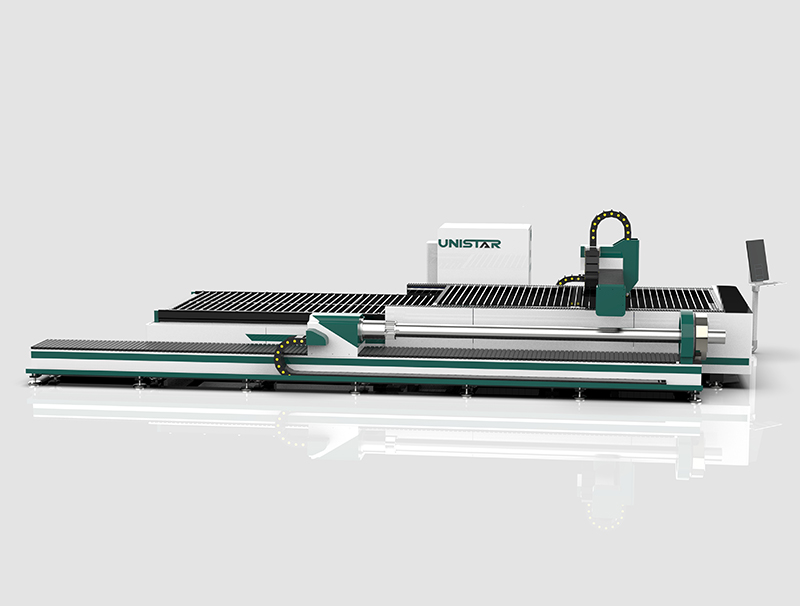 أنبوب معدني ولوحة CNC آلة قطع الألياف بالليزر